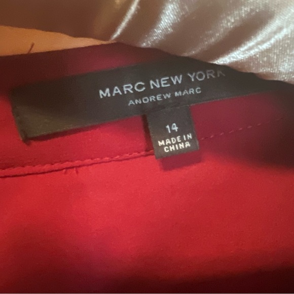 Burnt Red Chiffon Dress (Gently worn) - Picture 10 of 10